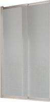 Шторка на ванну BelBagno Luce VF-11-90/145-P-Cr профиль хром, стекло рифленое