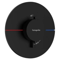 Термостатический смеситель встраиваемый Hansgrohe ShowerSelect Comfort S 15559670 С ВНУТРЕННЕЙ ЧАСТЬЮ, черный матовый