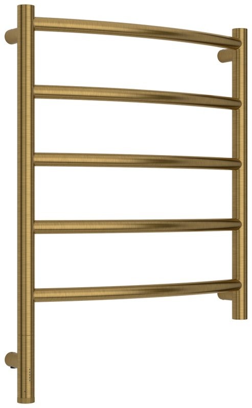 Полотенцесушитель электрический Сунержа Галант 3.1 051-6000-6050 70x55 см, подключение слева, состаренная латунь, лесенка