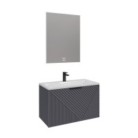 Мебель для ванной комнаты Grossman Блисс 80 матовый графит Мебель для ванной комнаты Grossman Блисс 80 матовый графит