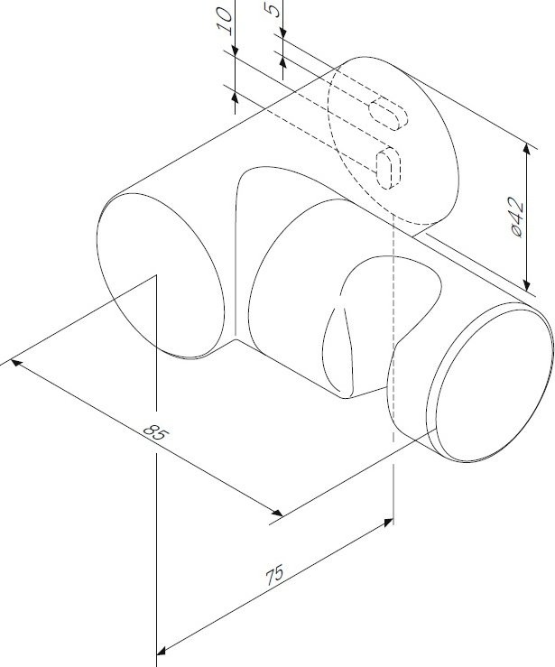 Настенный держатель AM.PM F0500864 хром