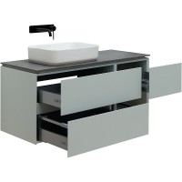 Тумба под раковину Allen Brau Infinity 120 L подвесная, папирус матовый