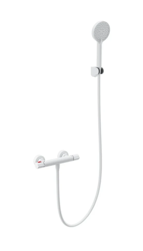 Термостатический смеситель Wonzon & Woghand Inn WW-B2063-A-MW матовый белый