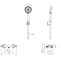 Термостатический смеситель Wonzon & Woghand Inn WW-B2063-A-MW матовый белый