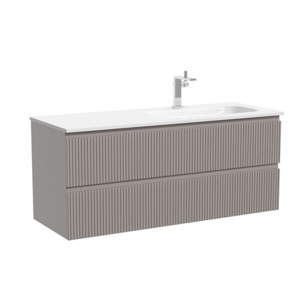 Тумба для ванной подвесная Sancos Snob R правая 1195х445х500, SNR120RSM