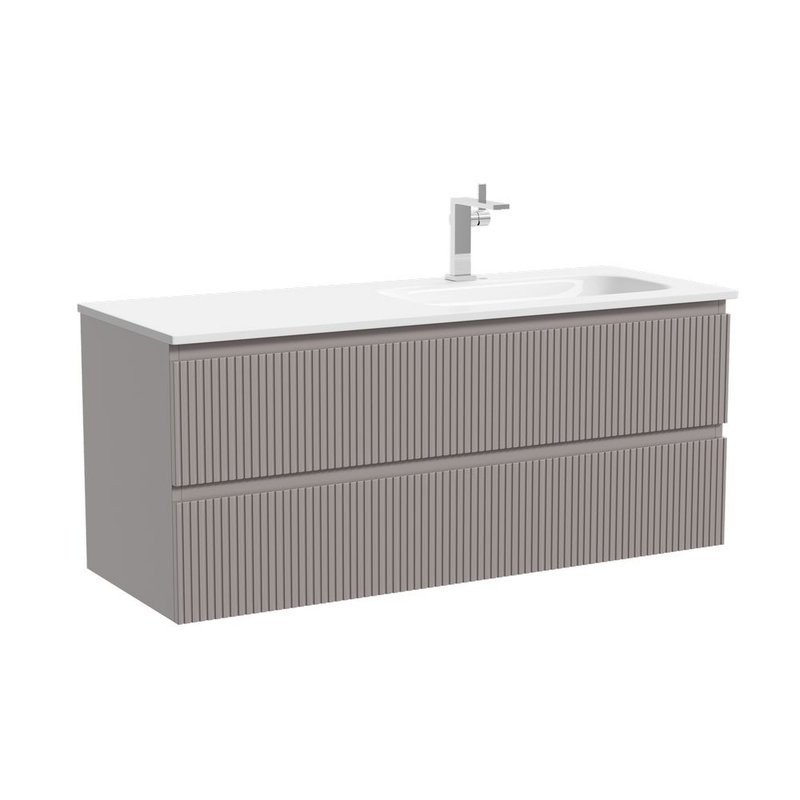 Тумба для ванной подвесная Sancos Snob R правая 1195х445х500, SNR120RSM