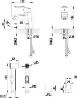 Комплект для ванной Lemark Strike LM1102C + LM1116C