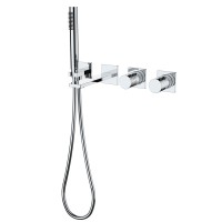 Встраиваемый смеситель для душа и ванны Vincea Альто VBTW-6AL1CH С ВНУТРЕННЕЙ ЧАСТЬЮ, хром