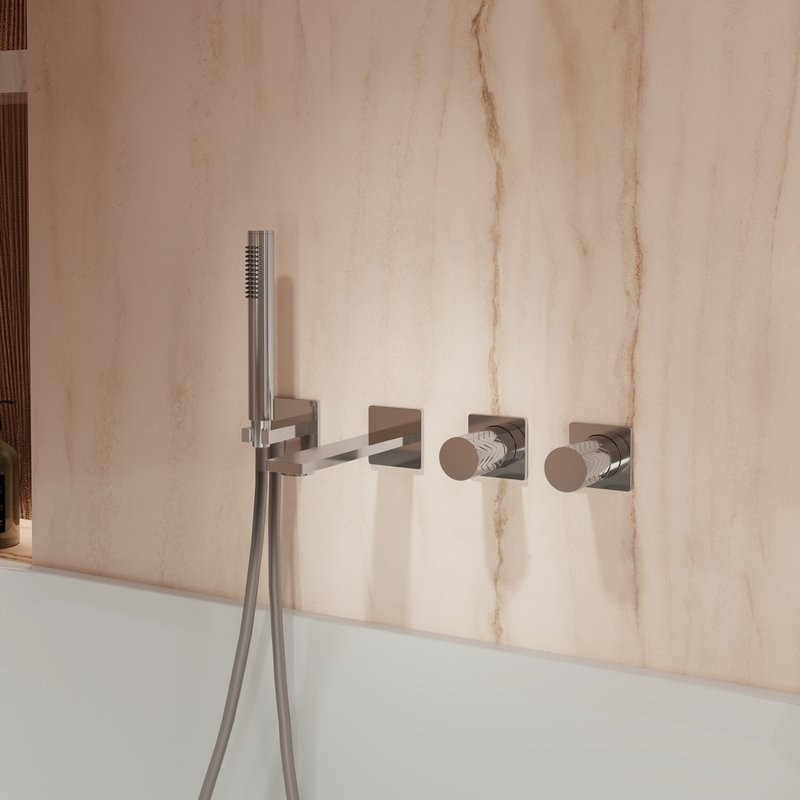 Встраиваемый смеситель для душа и ванны Vincea Альто VBTW-6AL1CH С ВНУТРЕННЕЙ ЧАСТЬЮ, хром