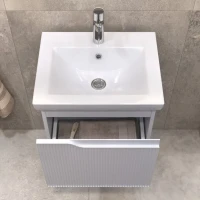 Мебель для ванной комнаты Vigo Neo 50 подвесная, 1 ящик, матовая белая