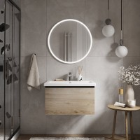 Мебель для ванной комнаты Vigo Cross 70 подвесная, 1 ящик, светлое дерево