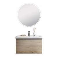 Мебель для ванной комнаты Vigo Cross 70 подвесная, 1 ящик, светлое дерево