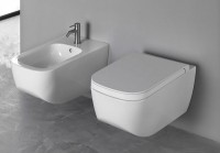 Биде подвесное Hatria Next Y1F201 белое Биде подвесное Hatria Next Y1F201 белое