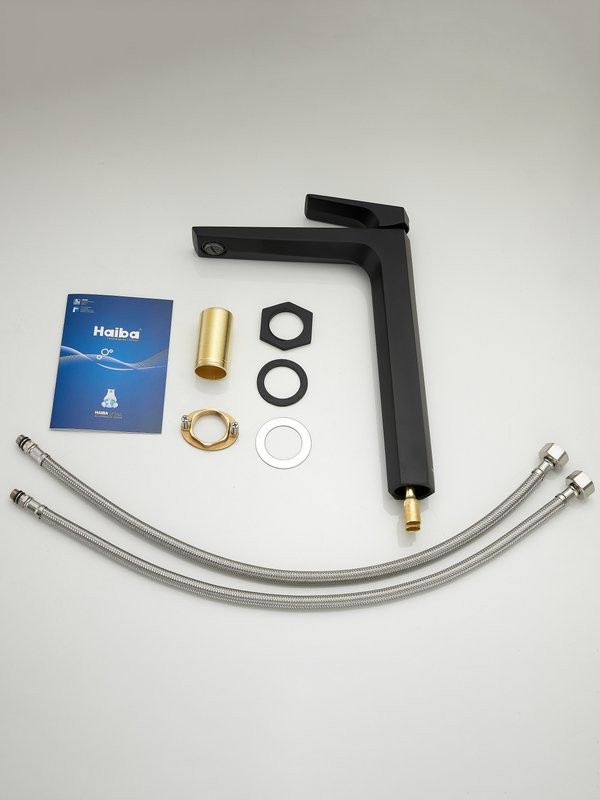 Смеситель для раковины Haiba HB11726-7 черный