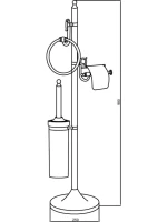 Стойка Boheme Medici 10631 Стойка Boheme Medici 10631