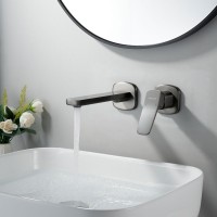 Смеситель для раковины/умывальника встраиваемый Shevanik S9941T, оружейная сталь Смеситель для раковины/умывальника встраиваемый Shevanik S9941T, оружейная сталь