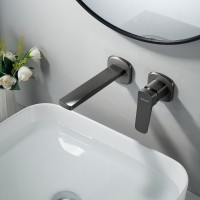 Смеситель для раковины/умывальника встраиваемый Shevanik S9941T, оружейная сталь Смеситель для раковины/умывальника встраиваемый Shevanik S9941T, оружейная сталь