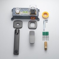 Смеситель для раковины/умывальника встраиваемый Shevanik S9941T, оружейная сталь Смеситель для раковины/умывальника встраиваемый Shevanik S9941T, оружейная сталь