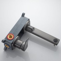 Смеситель для раковины/умывальника встраиваемый Shevanik S9941T, оружейная сталь Смеситель для раковины/умывальника встраиваемый Shevanik S9941T, оружейная сталь