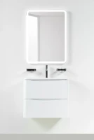 Мебель для ванной комнаты BelBagno Acqua 60 подвесная, bianco lucido