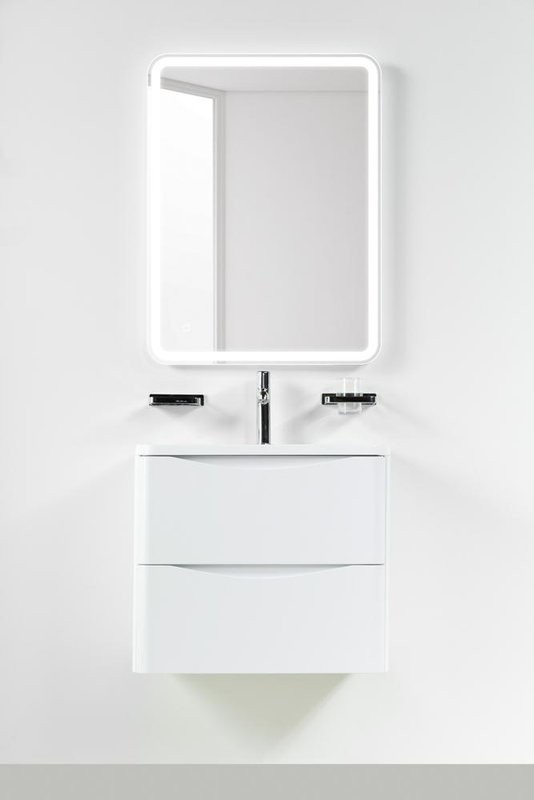 Мебель для ванной комнаты BelBagno Acqua 60 подвесная, bianco lucido