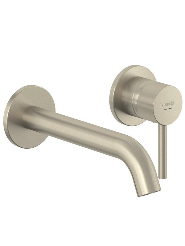Смеситель для раковины Kludi Bozz 38245N576 С ВНУТРЕННЕЙ ЧАСТЬЮ, брашированный никель PVD