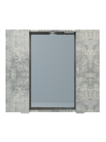 Зеркало Emmy Агата 80 светлый бетон