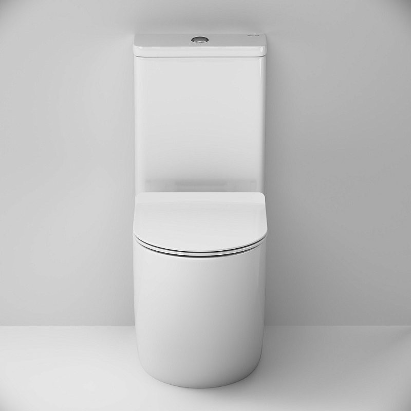 Унитаз-компакт напольный AM.PM Like C808600SC безободковый, с сиденьем микролифт, белый