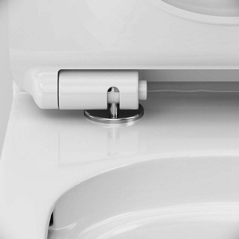 Унитаз-компакт напольный AM.PM Like C808600SC безободковый, с сиденьем микролифт, белый