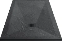 Поддон для душа Vincea VST-4SR9014A 140x90 антрацит, с сифоном Поддон для душа Vincea VST-4SR9014A 140x90 антрацит, с сифоном