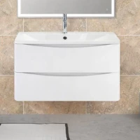 Тумба под раковину BelBagno Acqua 80 подвесная, bianco lucido