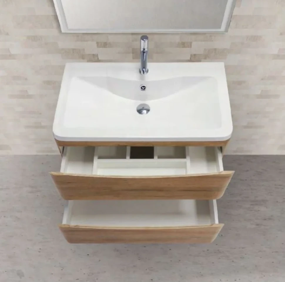 Тумба под раковину BelBagno Acqua 80 подвесная, bianco lucido