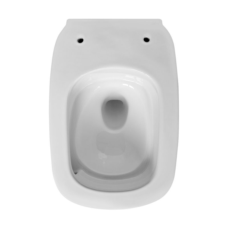 Унитаз подвесной Abber Rechteck AC1217 безободковый, с микролифтом, белый