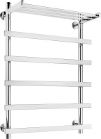Полотенцесушитель водяной Secado Понтида 1 СП 80x60 см, хром, лесенка, с полкой