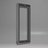 Душевой уголок Vincea Dice VSR-4D8014CLGM 140х80, профиль вороненая сталь, стекло прозрачное
