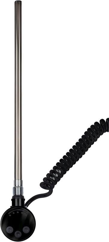 Полотенцесушитель электрический Secado Мирано 4603777441418 85x55 см, подключение справа, матовый черный, лесенка