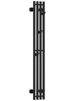 Полотенцесушитель водяной Сунержа Кантата Pro 31-0446-1215 120x20 см, матовый черный, лесенка