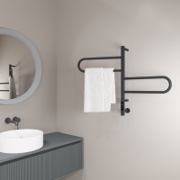 Полотенцесушитель электрический Vincea VTD-1R1CGE 44x60 графит