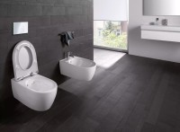 Унитаз подвесной Geberit iCon крышка Slim 500.670.01.1 быстросъемная с микролифтом