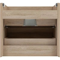 Тумба с раковиной Aquanet Милан 70 подвесная, дуб светлый