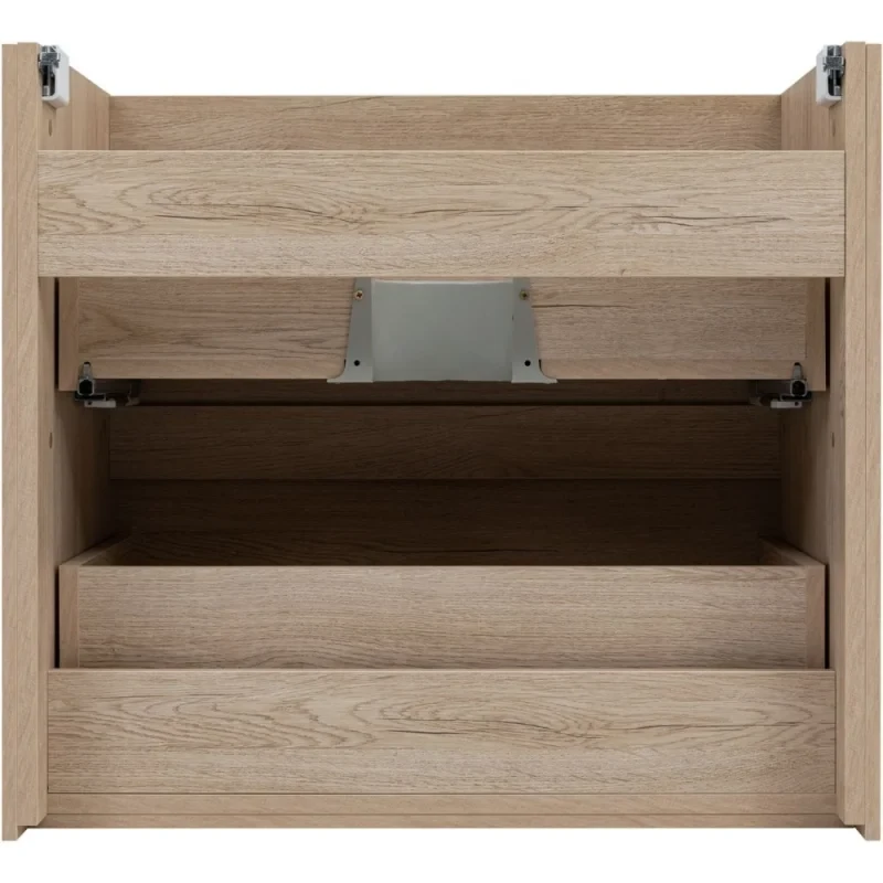 Тумба с раковиной Aquanet Милан 70 подвесная, дуб светлый