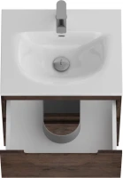 Тумба с раковиной BelBagno Etna 39 50 rovere moro, раковина BB-8099-3-50