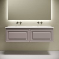 Тумба с раковиной Sancos Very 140 подвесная, doha soft, раковина CN7022wx