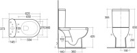 Унитаз-компакт напольный KERAMA MARAZZI Buongiorno BG.Pro.wc.01 с микролифтом