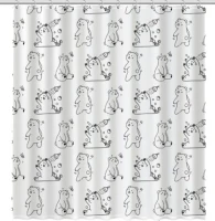 Штора для ванной Fixsen Teddy Wash FX-1505 180x200 Штора для ванной Fixsen Teddy Wash FX-1505 180x200