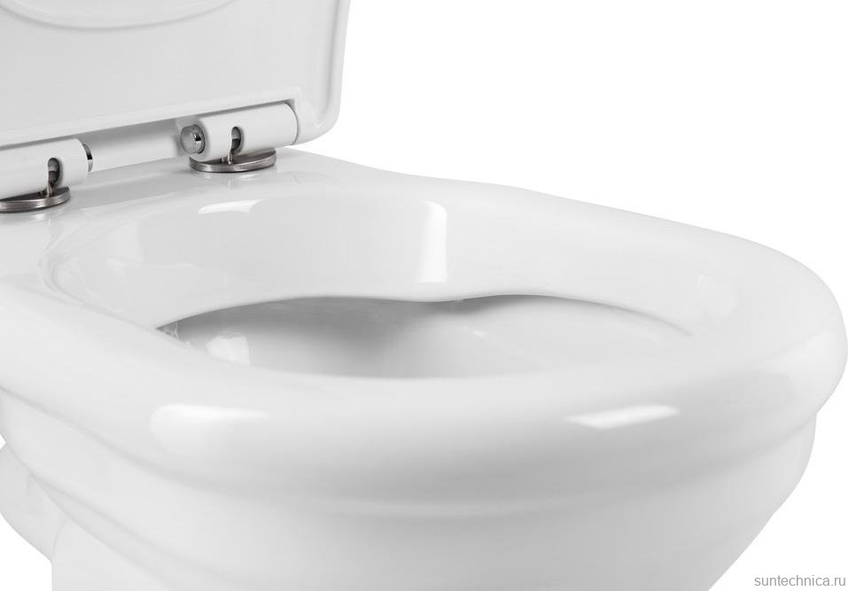 Унитаз-компакт напольный BelBagno Boheme BB115CPR крышка BB115SC с микролифтом, бачок BB115T