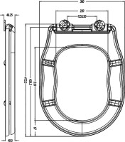 Унитаз-компакт напольный BelBagno Boheme BB115CPR крышка BB115SC с микролифтом, бачок BB115T