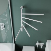 Полотенцесушитель электрический Bauedge Nimb Turning AF0032 50x62,2 белый матовый