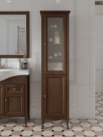 Шкаф-пенал для ванной Caprigo Лион 45 R орех античный Шкаф-пенал для ванной Caprigo Лион 45 R орех античный