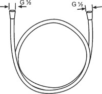 Душевой шланг Hansgrohe Isiflex 28274000